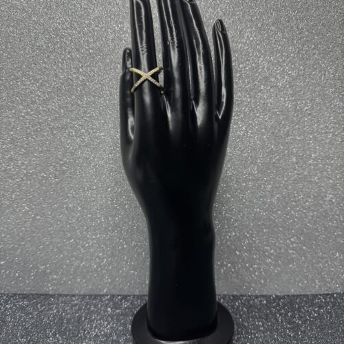 Anelli Fascia Incrocio Zirconata